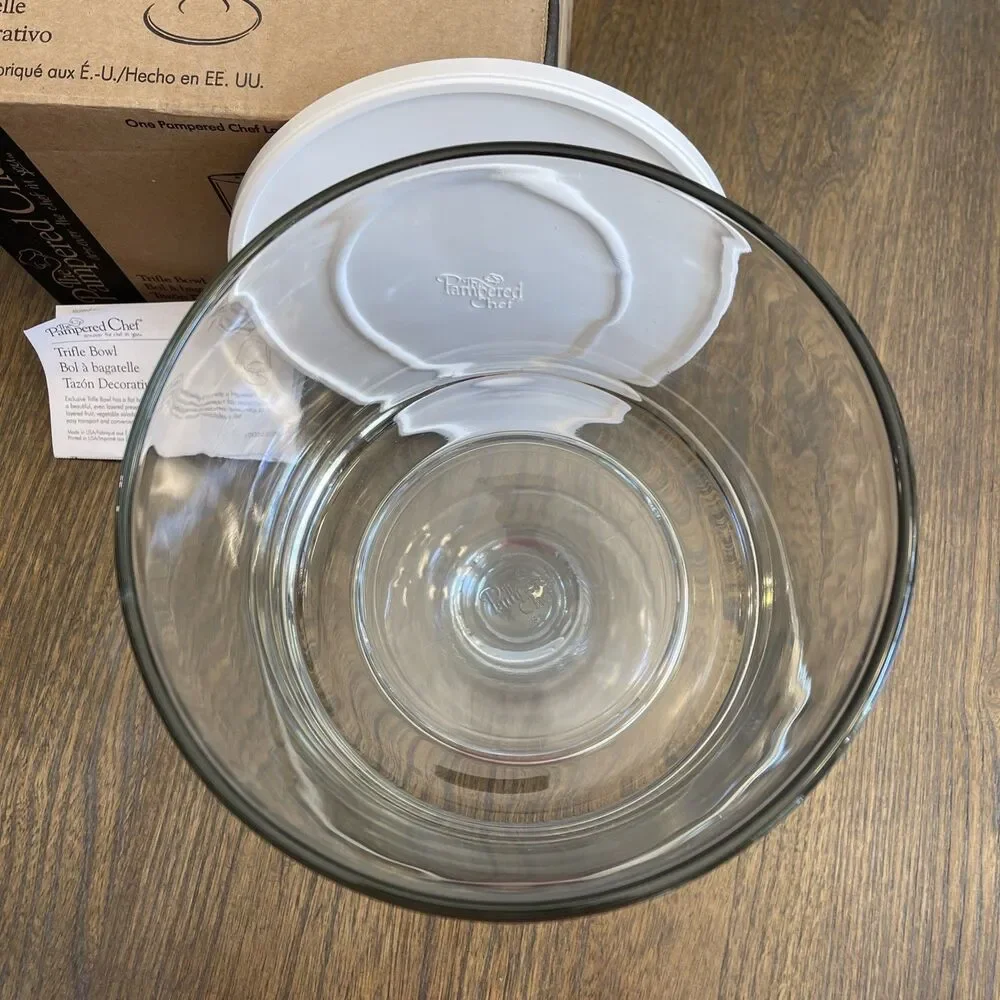 Pampered Chef Trifle Bowl #2832 – In the Box